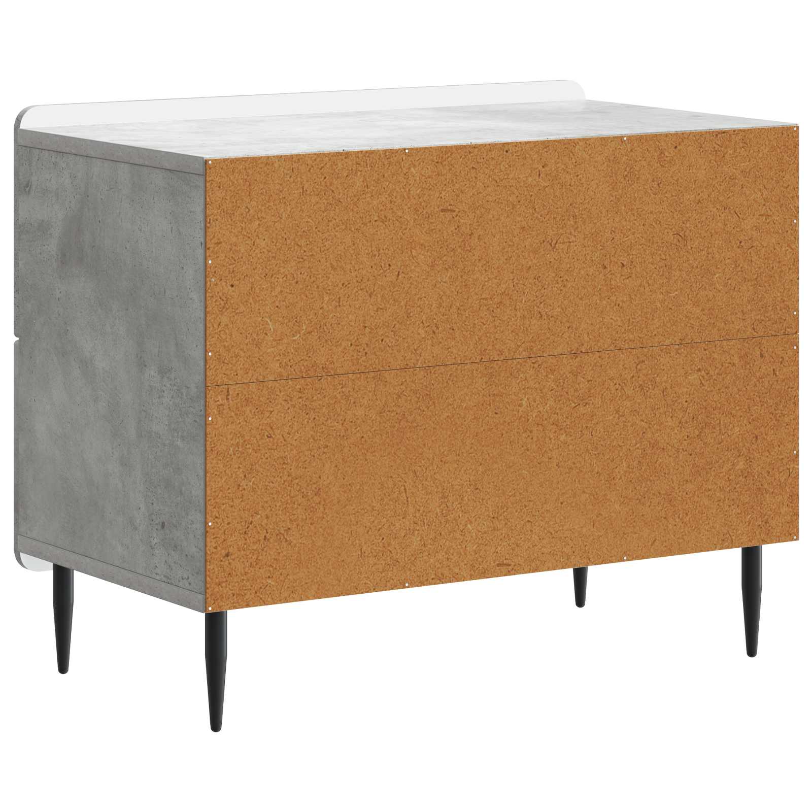 Κομοδίνο με συρτάρι Γκρι Σκυροδέματος 62 x 34,5 x 49,5 εκ. - Pakobazaar