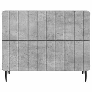 Κομοδίνο με συρτάρι Γκρι Σκυροδέματος 62 x 34,5 x 49,5 εκ. - Pakobazaar