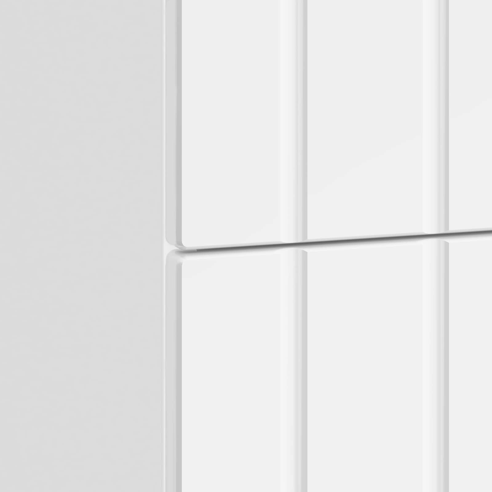 Κομοδίνο με συρτάρι Γυαλιστερό Λευκό 62 x 34,5 x 49,5 εκ. - Pakobazaar