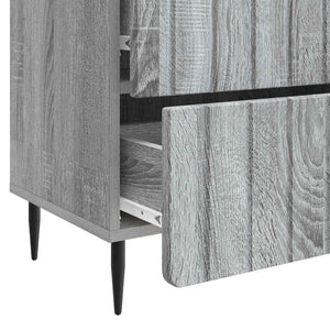 Κομοδίνο Γκρι Sonoma 62 x 34,5 x 49,5 εκ. Επεξεργασμένο Ξύλο - Pakobazaar