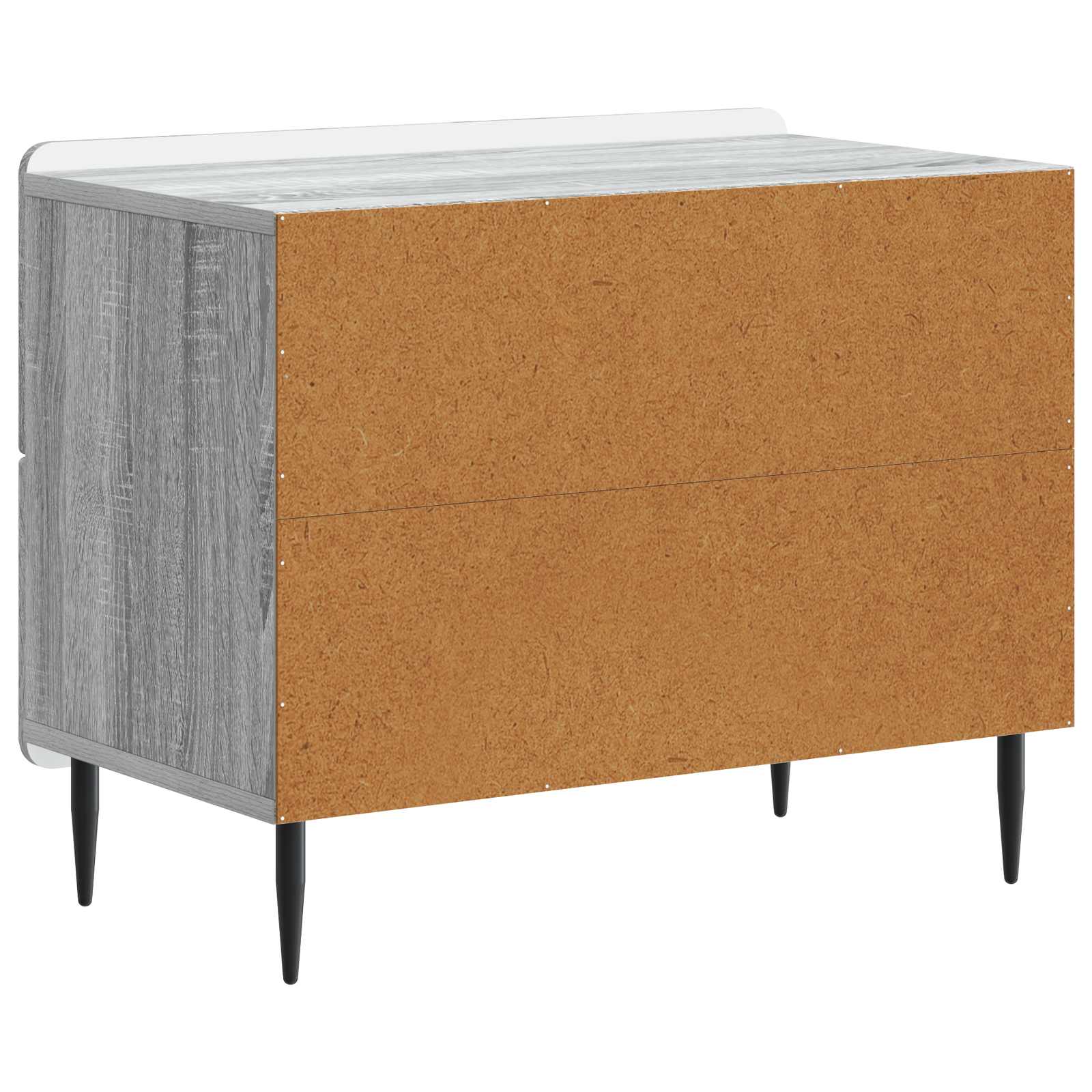 Κομοδίνο Γκρι Sonoma 62 x 34,5 x 49,5 εκ. Επεξεργασμένο Ξύλο - Pakobazaar
