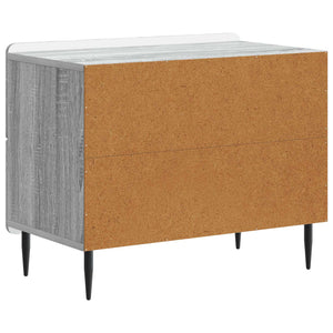 Κομοδίνο Γκρι Sonoma 62 x 34,5 x 49,5 εκ. Επεξεργασμένο Ξύλο - Pakobazaar