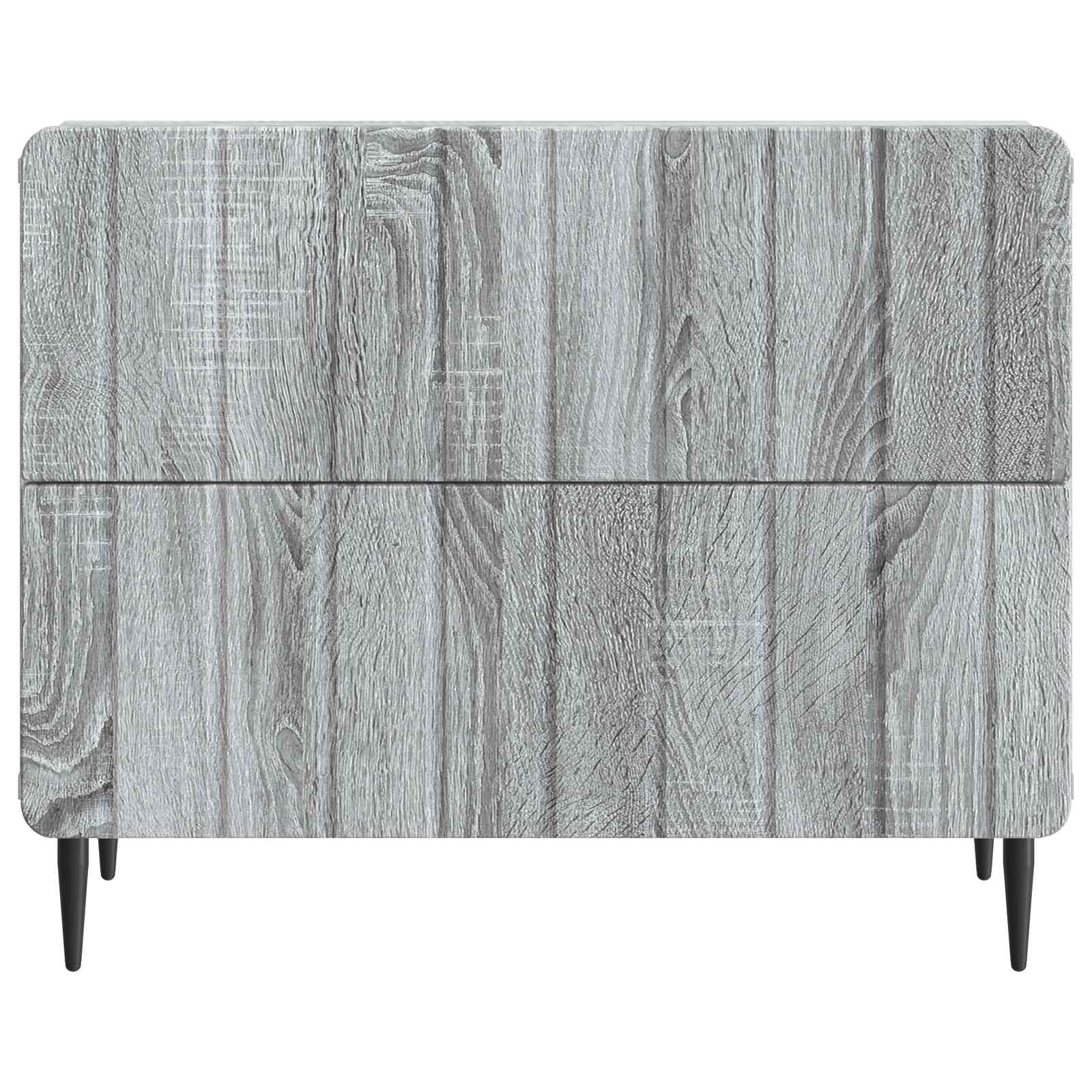 Κομοδίνο Γκρι Sonoma 62 x 34,5 x 49,5 εκ. Επεξεργασμένο Ξύλο - Pakobazaar
