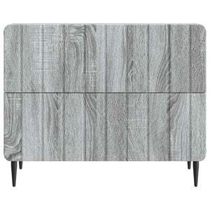 Κομοδίνο Γκρι Sonoma 62 x 34,5 x 49,5 εκ. Επεξεργασμένο Ξύλο - Pakobazaar