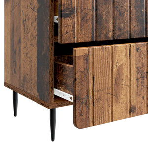 Κομοδίνο με συρτάρι Παλαιωμένο ξύλο 62 x 34,5 x 49,5 εκ. - Pakobazaar