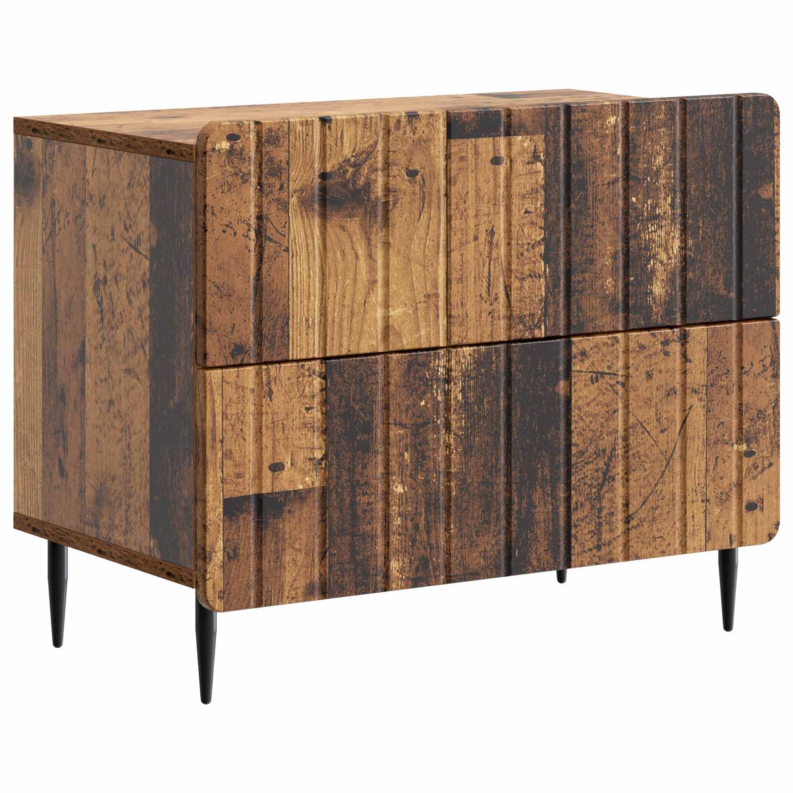 Κομοδίνο με συρτάρι Παλαιωμένο ξύλο 62 x 34,5 x 49,5 εκ. - Pakobazaar