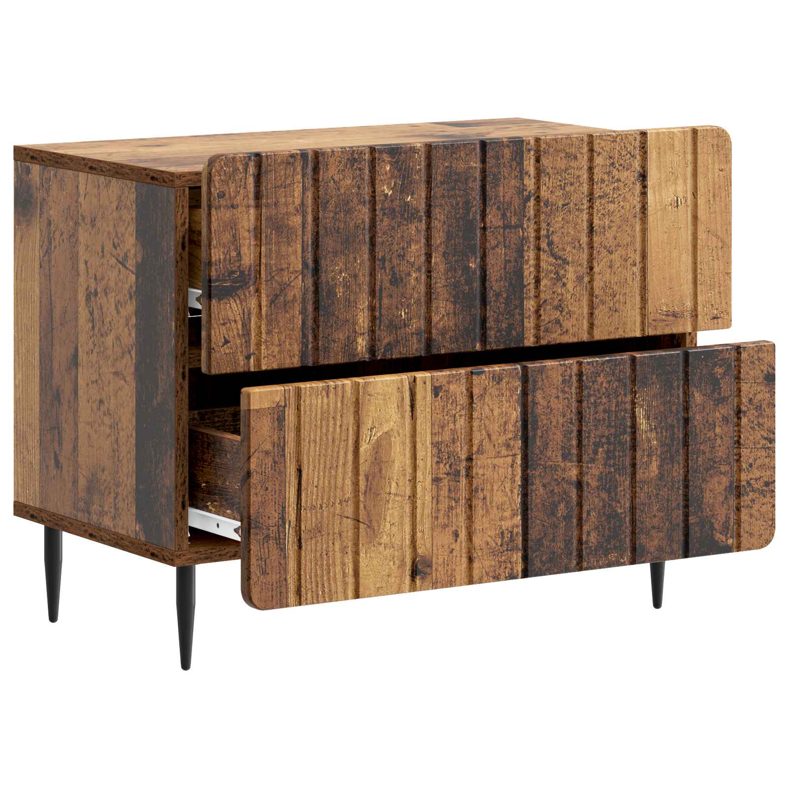 Κομοδίνο με συρτάρι Παλαιωμένο ξύλο 62 x 34,5 x 49,5 εκ. - Pakobazaar