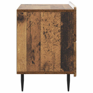 Κομοδίνο με συρτάρι Παλαιωμένο ξύλο 62 x 34,5 x 49,5 εκ. - Pakobazaar