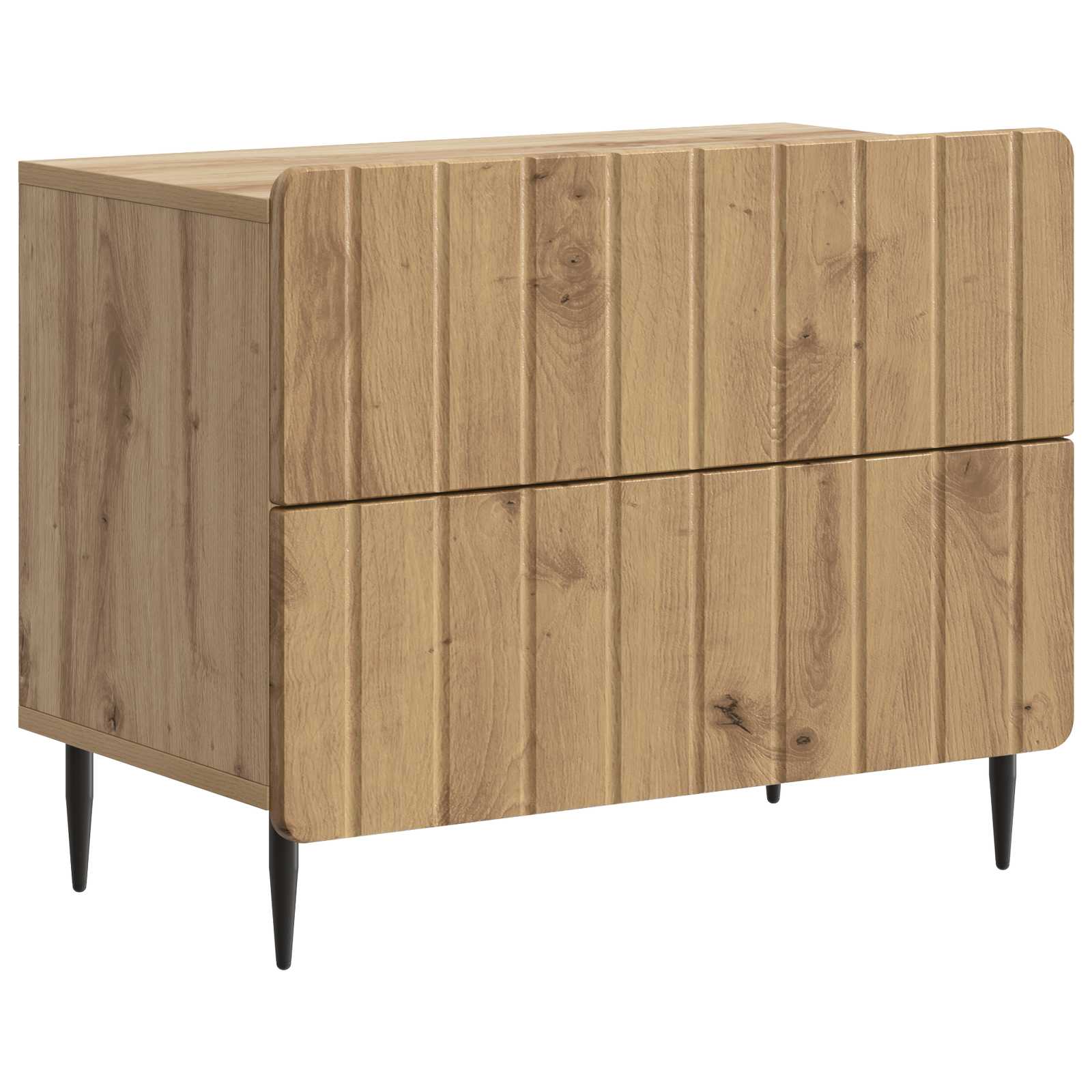 Κομοδίνο Artisan Δρυς 62 x 34,5 x 49,5 εκ. Επεξεργασμένο Ξύλο - Pakobazaar