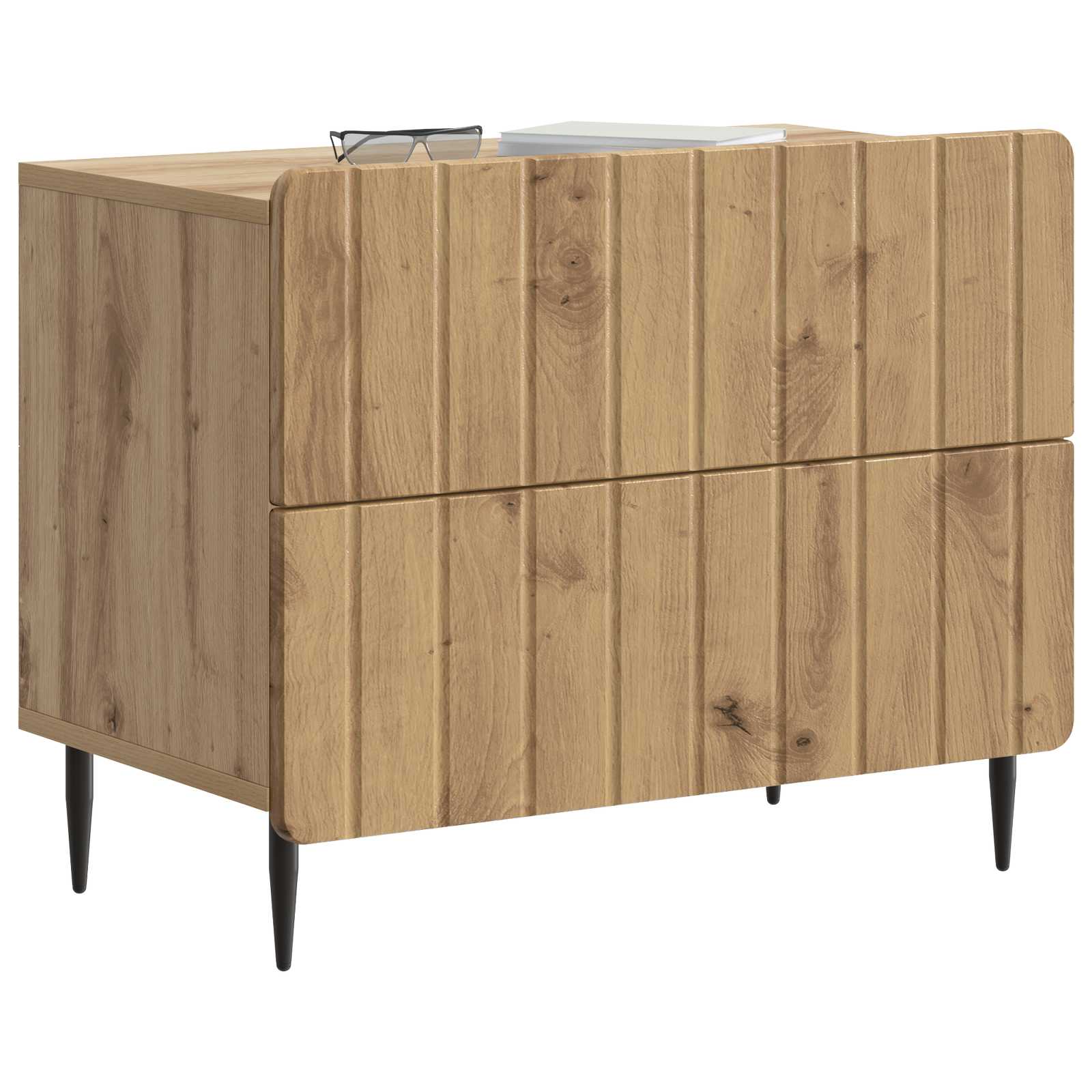Κομοδίνο Artisan Δρυς 62 x 34,5 x 49,5 εκ. Επεξεργασμένο Ξύλο - Pakobazaar