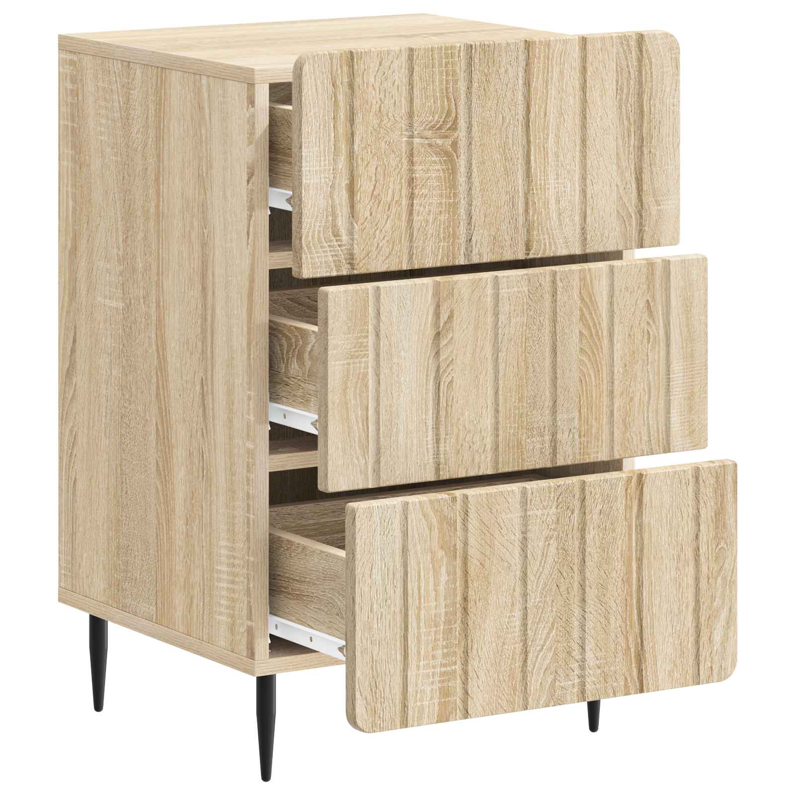 Κομοδίνο Sonoma Δρυς 43x 41 x 68 εκ Επεξεργασμένο Ξύλο - Pakobazaar