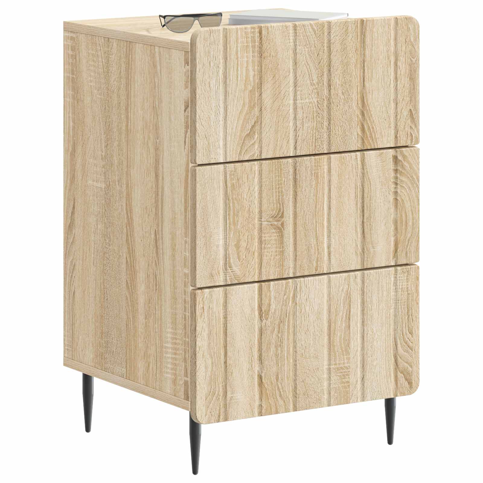Κομοδίνο Sonoma Δρυς 43x 41 x 68 εκ Επεξεργασμένο Ξύλο - Pakobazaar