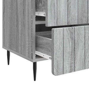 Κομοδίνο Γκρι Sonoma 43x 41 x 68 εκ Επεξεργασμένο Ξύλο - Pakobazaar