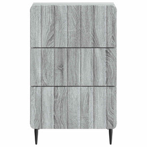 Κομοδίνο Γκρι Sonoma 43x 41 x 68 εκ Επεξεργασμένο Ξύλο - Pakobazaar