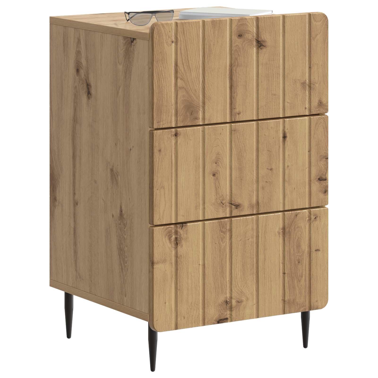 Κομοδίνο Artisan Δρυς 43x 41 x 68 εκ Επεξεργασμένο Ξύλο - Pakobazaar