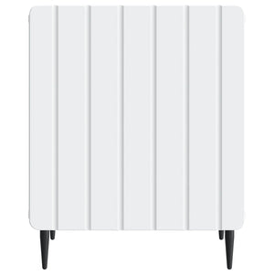 Κομοδίνο 2 pcs Λευκό 43 x 34,5 x 52 εκ Επεξεργασμένο Ξύλο - Pakobazaar