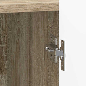 Κομοδίνο 2 pcs Sonoma Δρυς 43 x 34,5 x 52 εκ Επεξεργασμένο Ξύλο - Pakobazaar