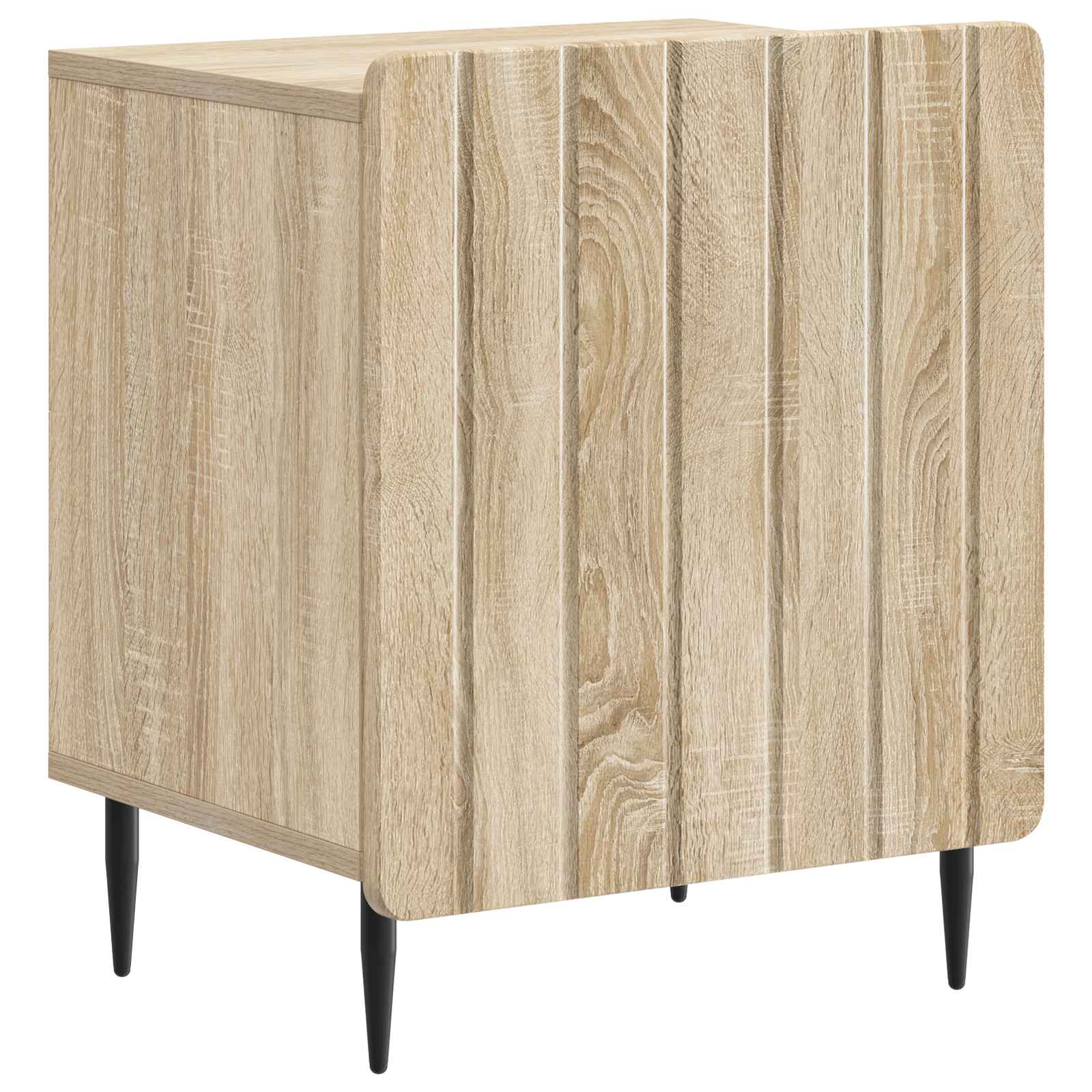 Κομοδίνο 2 pcs Sonoma Δρυς 43 x 34,5 x 52 εκ Επεξεργασμένο Ξύλο - Pakobazaar