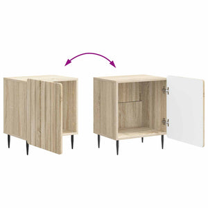 Κομοδίνο 2 pcs Sonoma Δρυς 43 x 34,5 x 52 εκ Επεξεργασμένο Ξύλο - Pakobazaar