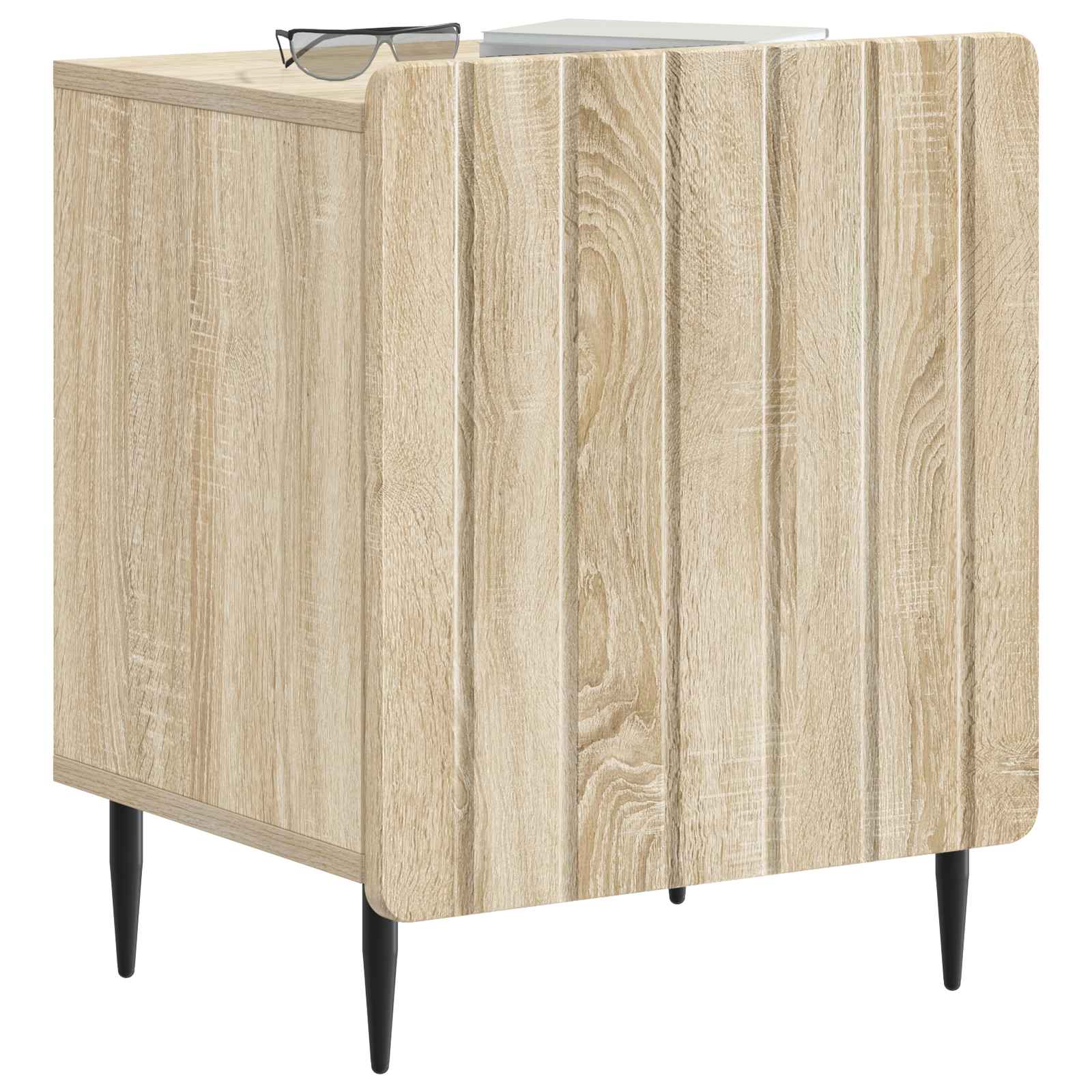 Κομοδίνο 2 pcs Sonoma Δρυς 43 x 34,5 x 52 εκ Επεξεργασμένο Ξύλο - Pakobazaar