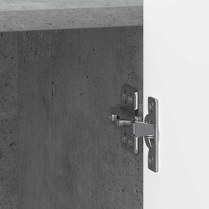 Κομοδίνο 2 pcs Γκρι Σκυροδέματος 43 x 34,5 x 52 εκ - Pakobazaar