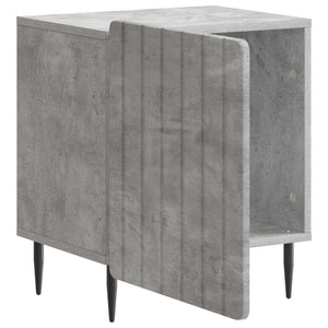 Κομοδίνο 2 pcs Γκρι Σκυροδέματος 43 x 34,5 x 52 εκ - Pakobazaar