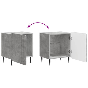 Κομοδίνο 2 pcs Γκρι Σκυροδέματος 43 x 34,5 x 52 εκ - Pakobazaar