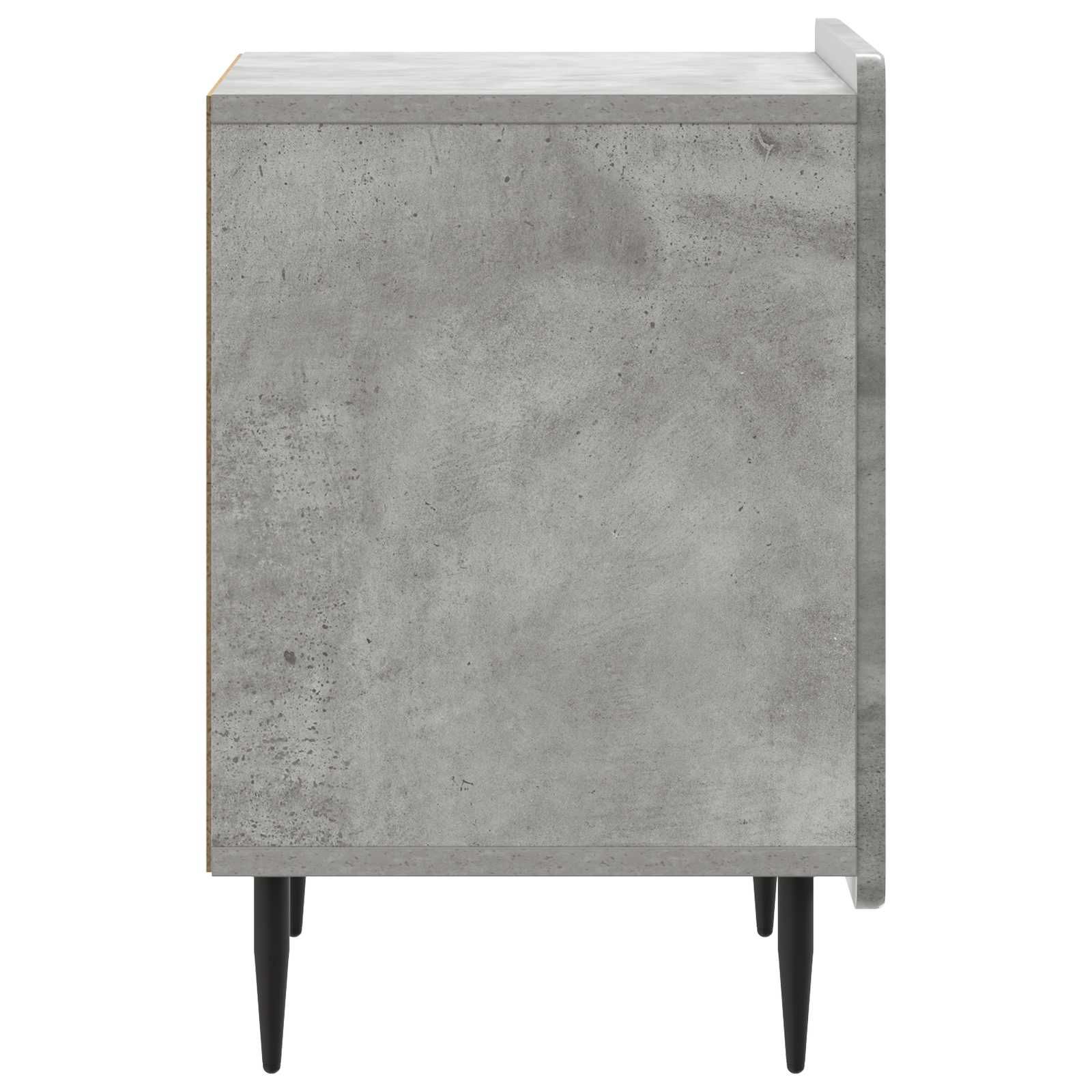Κομοδίνο 2 pcs Γκρι Σκυροδέματος 43 x 34,5 x 52 εκ - Pakobazaar