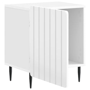 Κομοδίνο 2 pcs Γυαλιστερό Λευκό 43 x 34,5 x 52 εκ - Pakobazaar