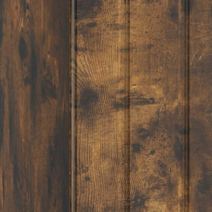 Κομοδίνο 2 pcs Καπνισμένο Ξύλο Δρυός 43 x 34,5 x 52 εκ - Pakobazaar
