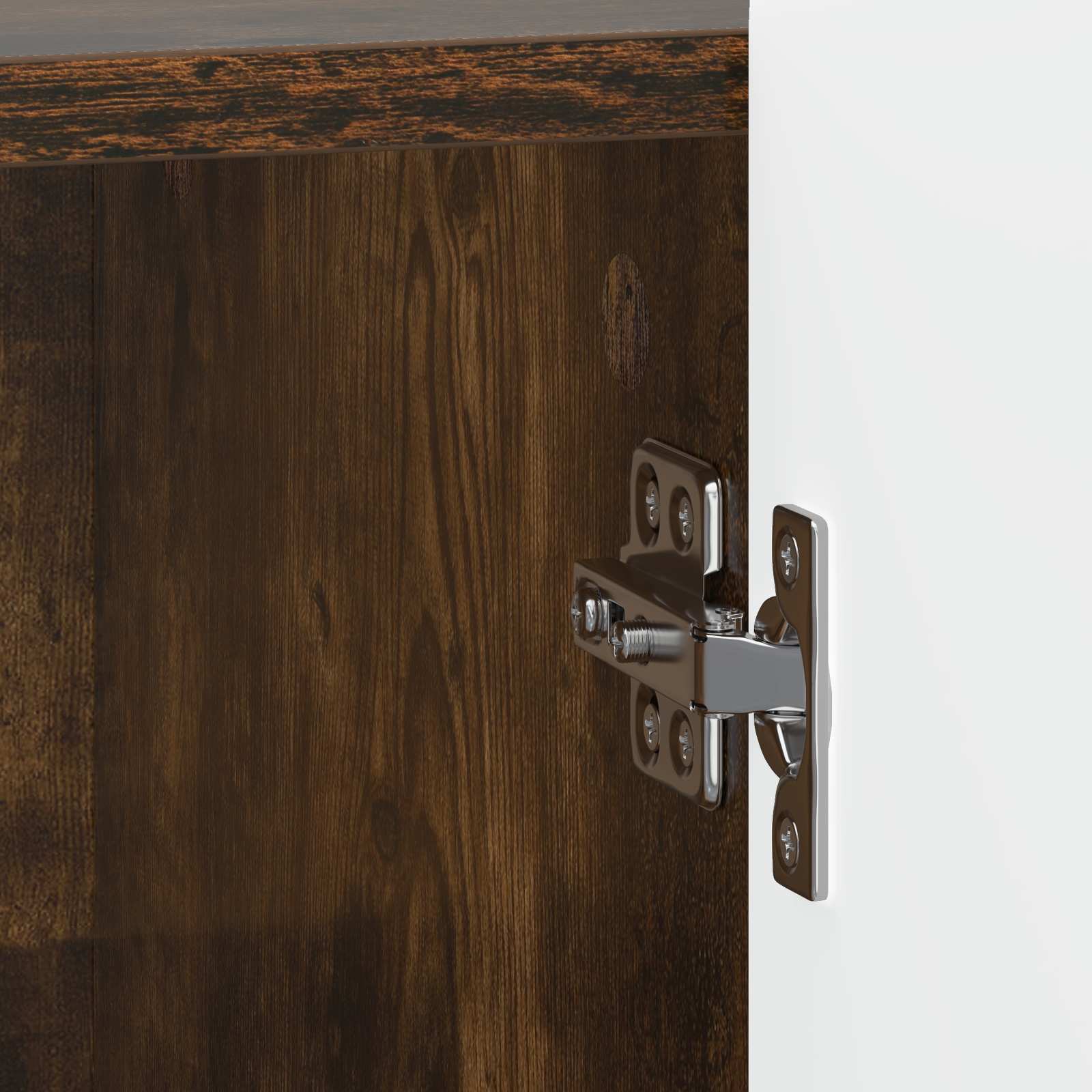 Κομοδίνο 2 pcs Καπνισμένο Ξύλο Δρυός 43 x 34,5 x 52 εκ - Pakobazaar