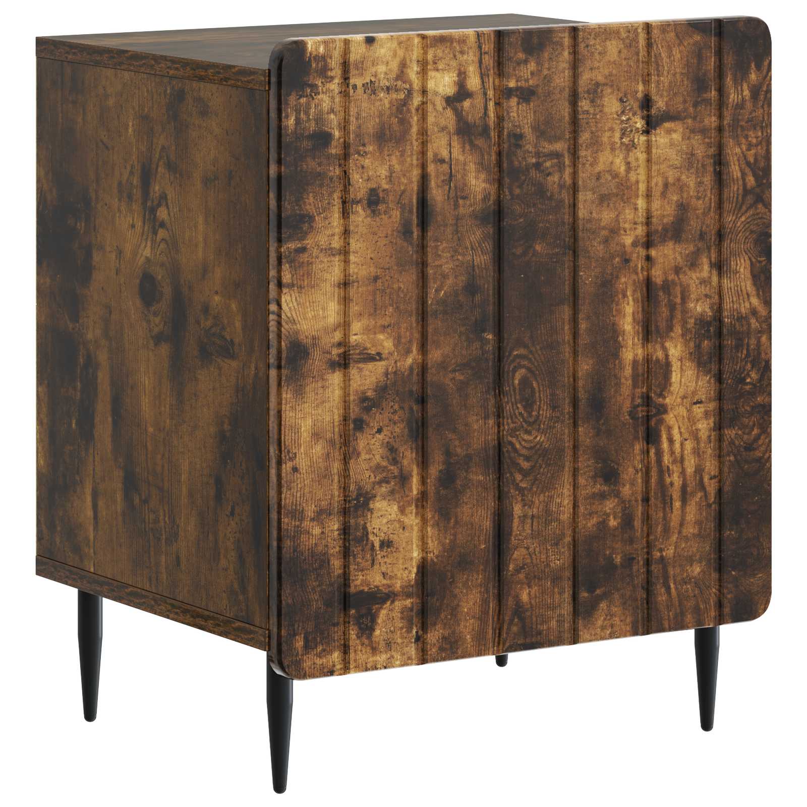 Κομοδίνο 2 pcs Καπνισμένο Ξύλο Δρυός 43 x 34,5 x 52 εκ - Pakobazaar