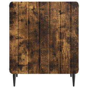 Κομοδίνο 2 pcs Καπνισμένο Ξύλο Δρυός 43 x 34,5 x 52 εκ - Pakobazaar