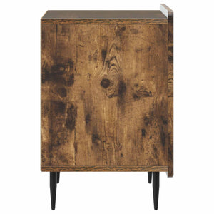 Κομοδίνο 2 pcs Καπνισμένο Ξύλο Δρυός 43 x 34,5 x 52 εκ - Pakobazaar