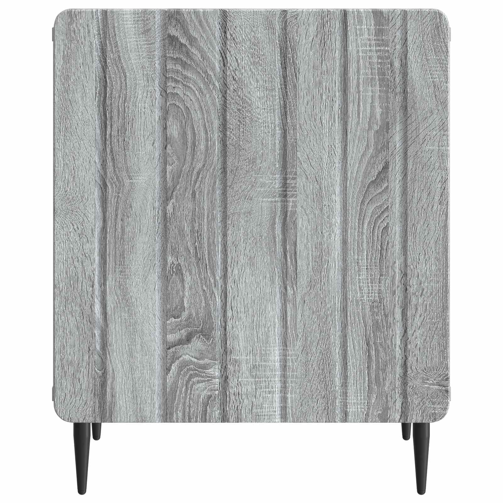 Κομοδίνο 2 pcs Γκρι Sonoma 43 x 34,5 x 52 εκ Επεξεργασμένο Ξύλο - Pakobazaar