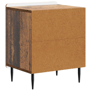 Κομοδίνο 2 pcs Παλαιωμένο ξύλο 43 x 34,5 x 52 εκ - Pakobazaar