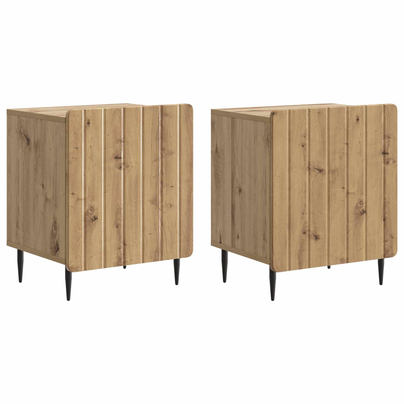 Κομοδίνο 2 pcs Artisan Δρυς 43 x 34,5 x 52 εκ - Pakobazaar