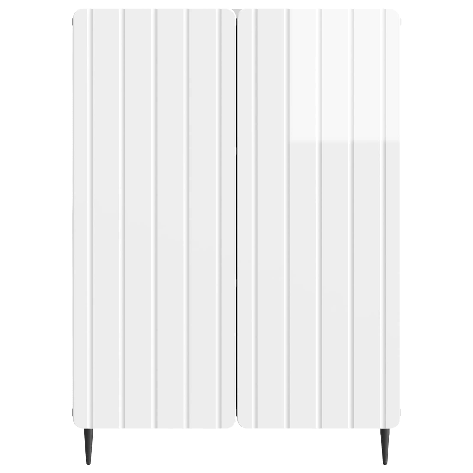 Πλαϊνό γραφείο Γυαλιστερό Λευκό 66 x 34,5 x 92 εκ. - Pakobazaar