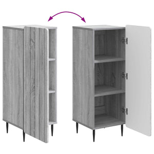Πλαϊνό γραφείο Γκρι Sonoma 34,5 x 33 x 92 εκ. - Pakobazaar