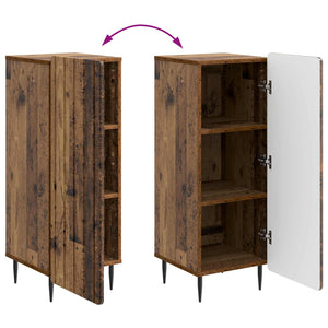 Πλαϊνό γραφείο Παλαιωμένο ξύλο 34,5 x 33 x 92 εκ. - Pakobazaar