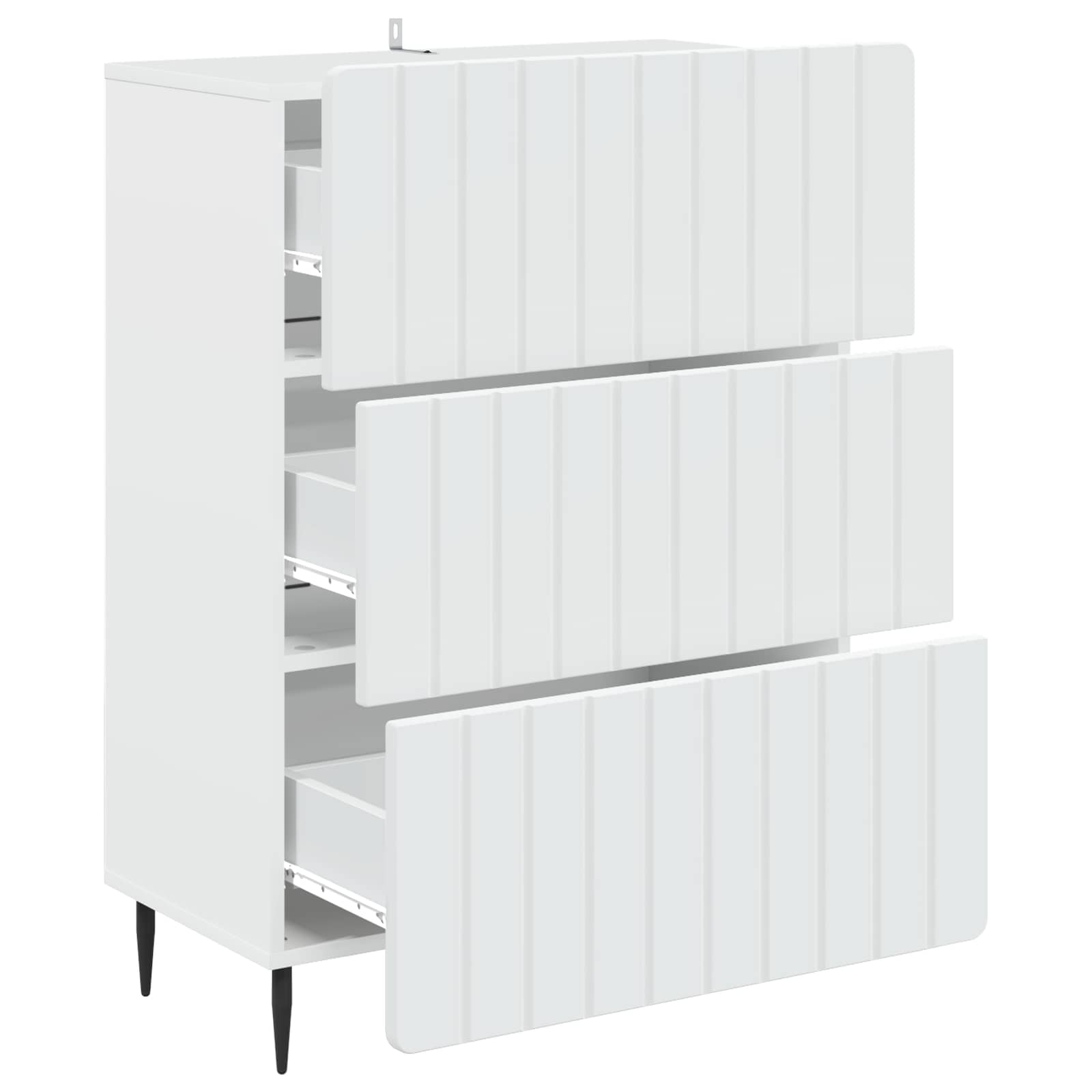Ντουλάπι με Συρτάρια Λευκό 66 x 34,5 x 92 εκ. - Pakobazaar