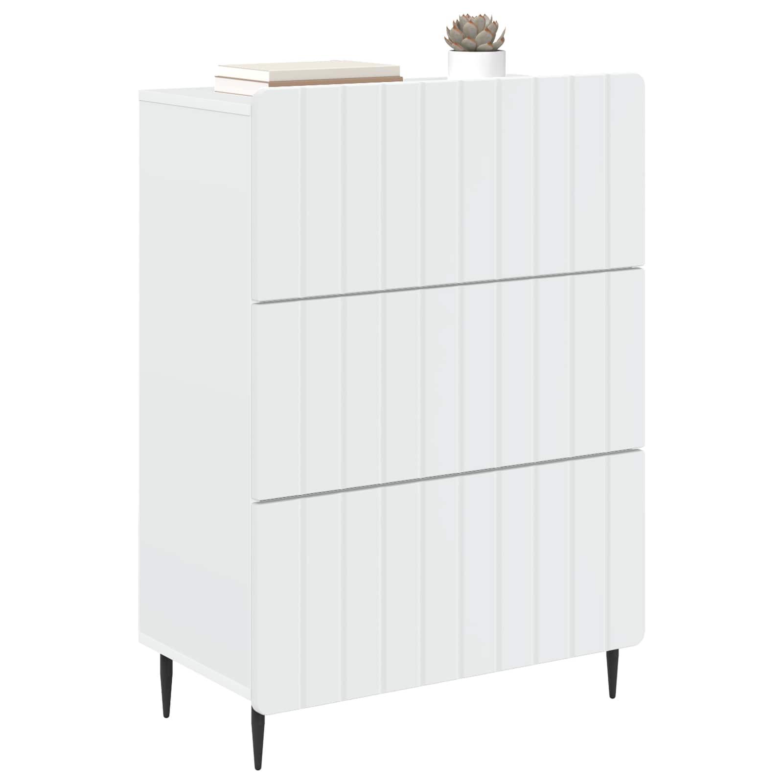 Ντουλάπι με Συρτάρια Λευκό 66 x 34,5 x 92 εκ. - Pakobazaar