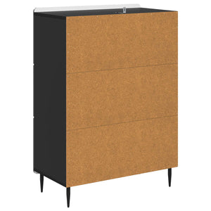 Ντουλάπι με Συρτάρια Μαύρο 66 x 34,5 x 92 εκ. - Pakobazaar