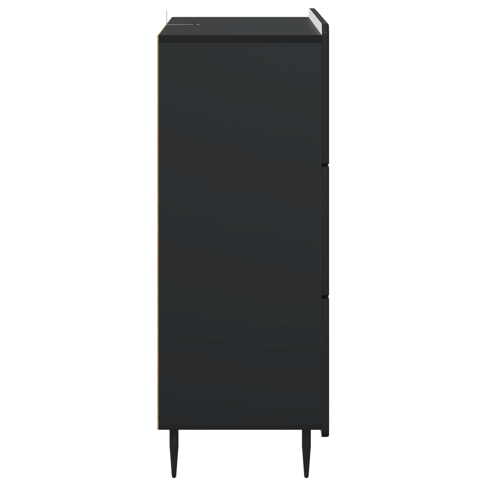 Ντουλάπι με Συρτάρια Μαύρο 66 x 34,5 x 92 εκ. - Pakobazaar