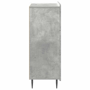 Ντουλάπι με Συρτάρια Γκρι Σκυροδέματος 66 x 34,5 x 92 εκ. - Pakobazaar