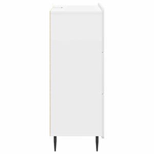 Ντουλάπι με Συρτάρια Γυαλιστερό Λευκό 66 x 34,5 x 92 εκ. - Pakobazaar