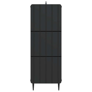 Ντουλάπι με Συρτάρια Μαύρο 33 x 34,5 x 92 εκ. - Pakobazaar