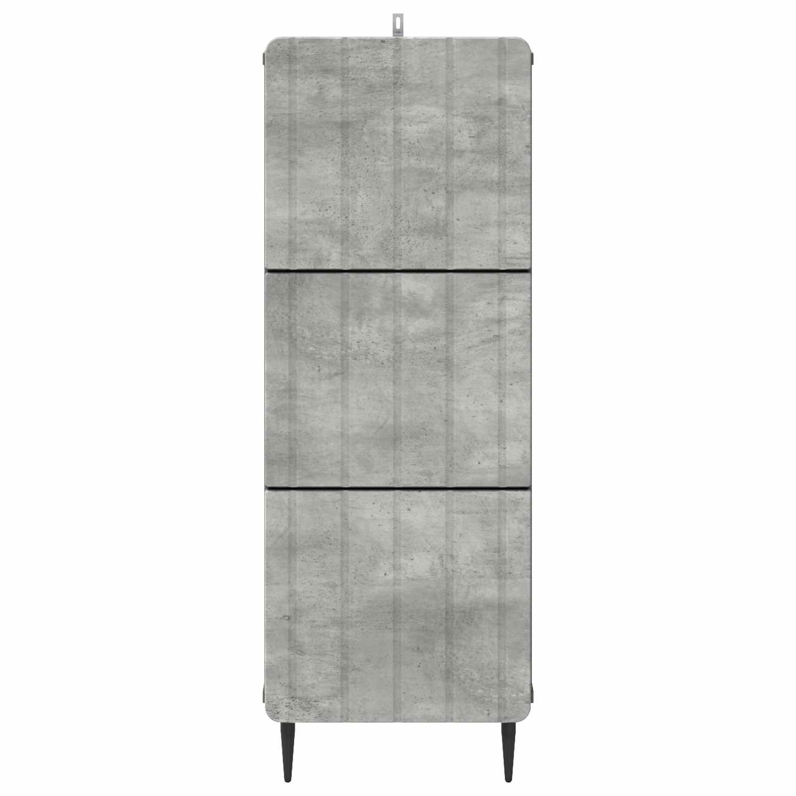 Ντουλάπι με Συρτάρια Γκρι Σκυροδέματος 33 x 34,5 x 92 εκ. - Pakobazaar