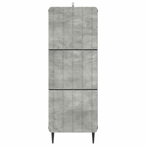 Ντουλάπι με Συρτάρια Γκρι Σκυροδέματος 33 x 34,5 x 92 εκ. - Pakobazaar