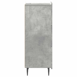 Ντουλάπι με Συρτάρια Γκρι Σκυροδέματος 33 x 34,5 x 92 εκ. - Pakobazaar